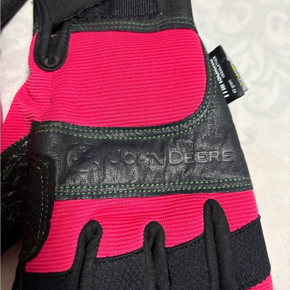 John Deere Pink and Black Gloves - Picture 2 of 6
